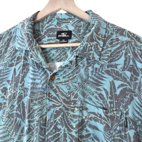 O’Neill Aloha Shirt XL Tropical Surf Skate Super Soft Drapey Vintage Wash - Picture 4 of 9